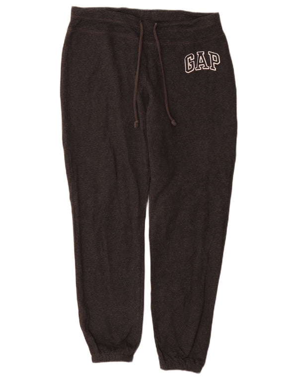 Gap Pantaloni da tuta con grafica da donna Joggers UK 6 XS Nero Cotone