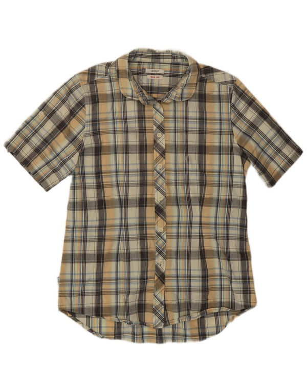 Camicia a maniche corte da donna Aigle EU 40 cotone scozzese medio multicolore