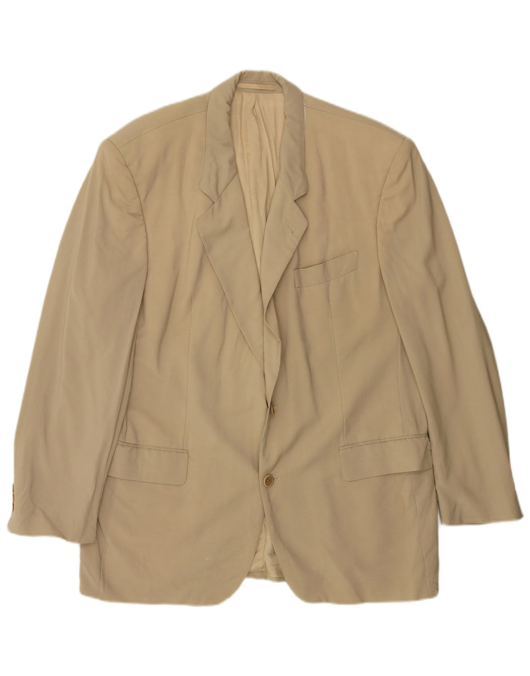 Giacca blazer a 2 bottoni da uomo HUGO BOSS UK 38 lana vergine beige medio
