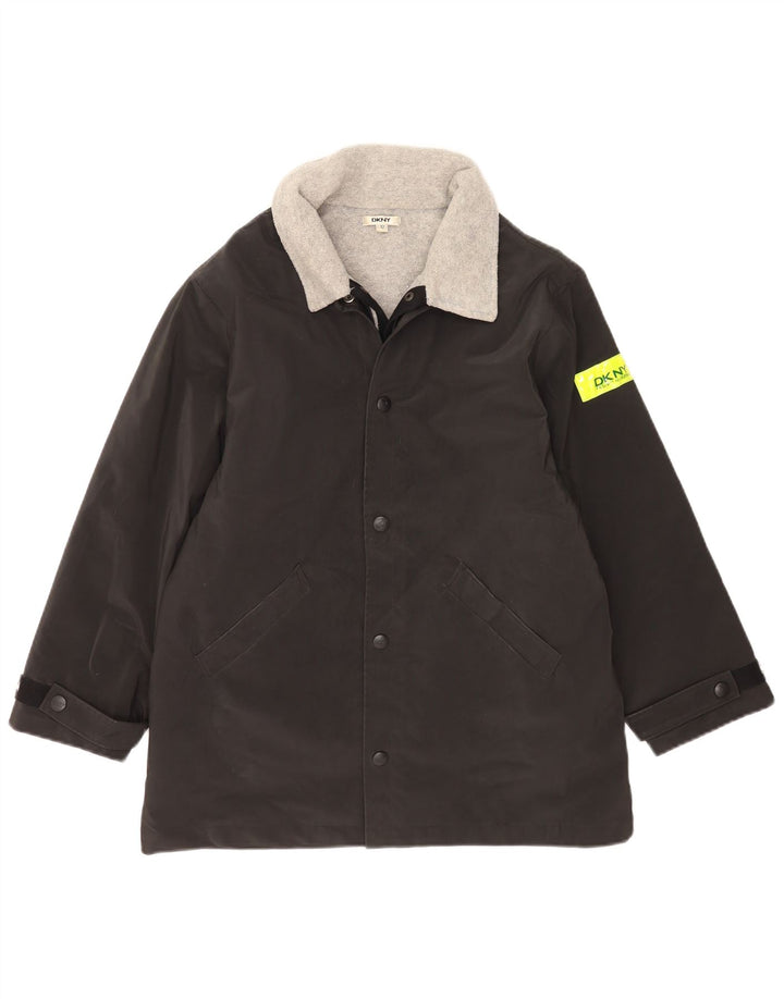 Giacca a vento Dkny da bambino 11-12 anni in cotone nero