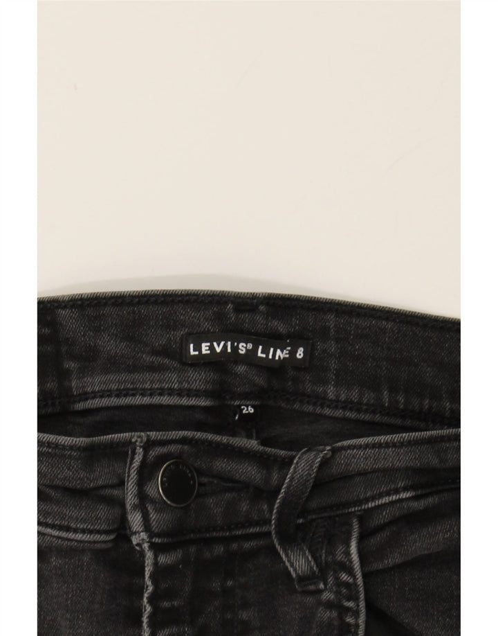 LEVI'S Womens Skinny Jeans W26 L28 Black Cotton Vintage Levi's and Second-Hand Levi's from Messina Hembry 