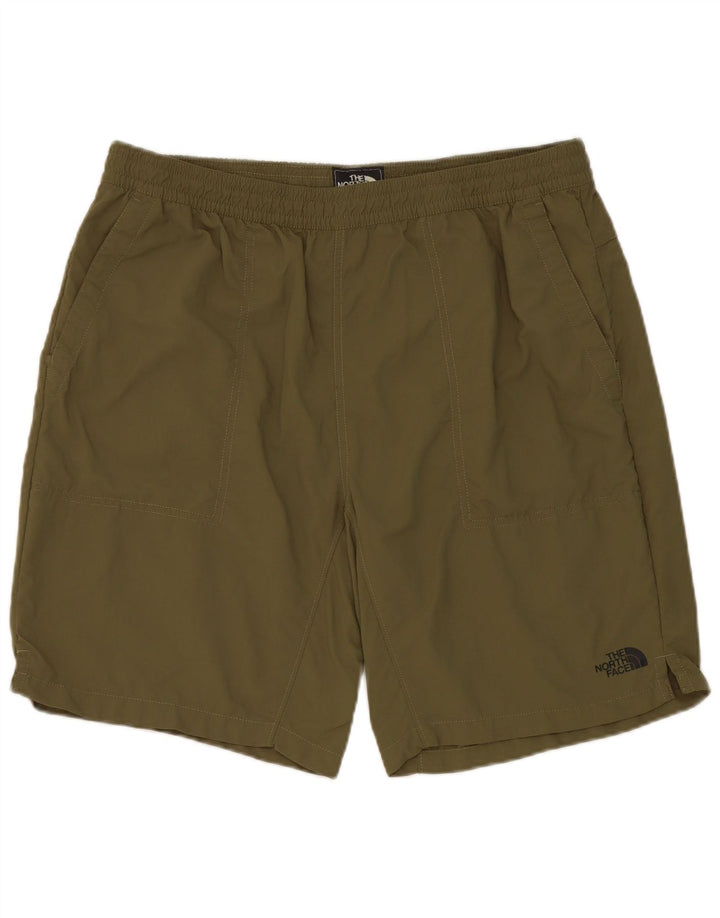 Pantaloncini sportivi da uomo The North Face grandi in nylon kaki