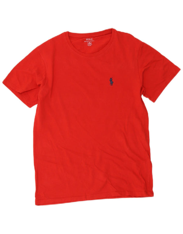 Polo Ralph Lauren T-shirt da uomo su misura Top in cotone rosso medio