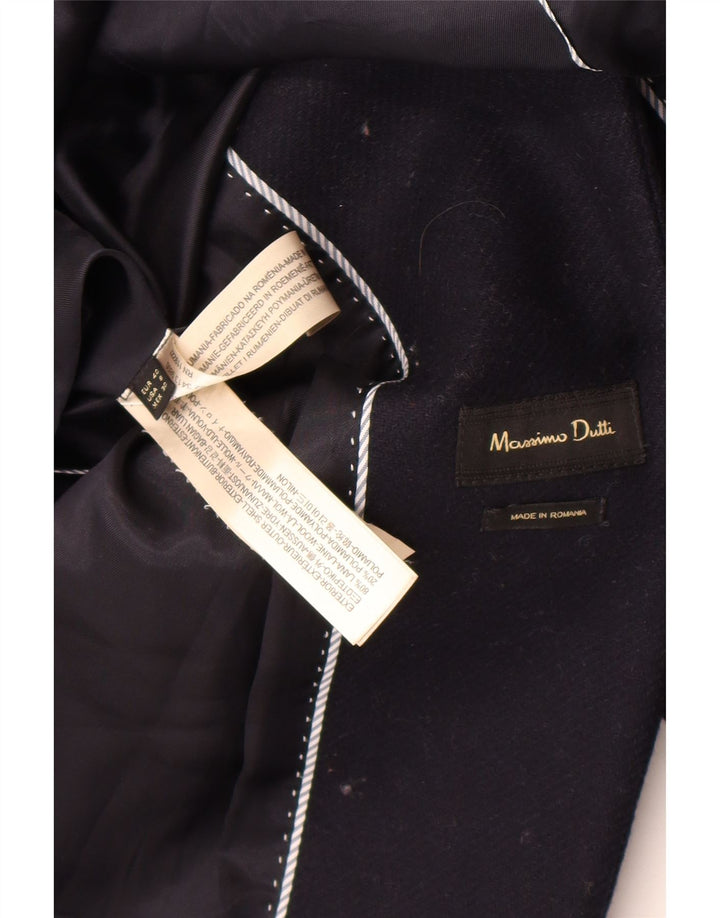 Soprabito da donna Massimo Dutti EU 40 medio in lana blu navy