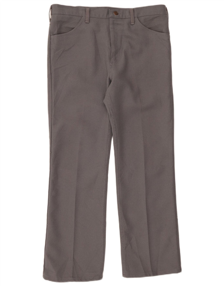 Pantaloni casual da uomo vestibilità regolare WRANGLER W36 L30 grigi