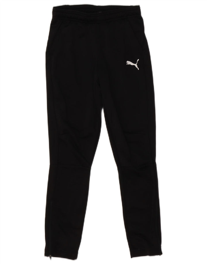 Pantaloni della tuta da ragazzo Puma 9-10 anni in poliestere nero