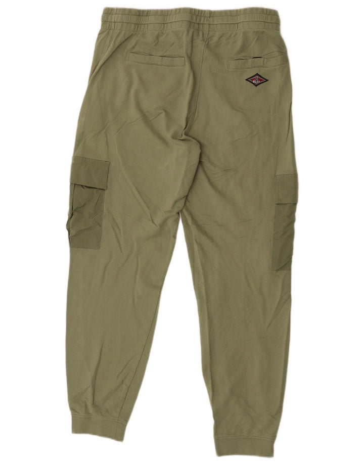 Pantaloni da tuta cargo da uomo Bear, pantaloni da jogging, grandi, in cotone kaki