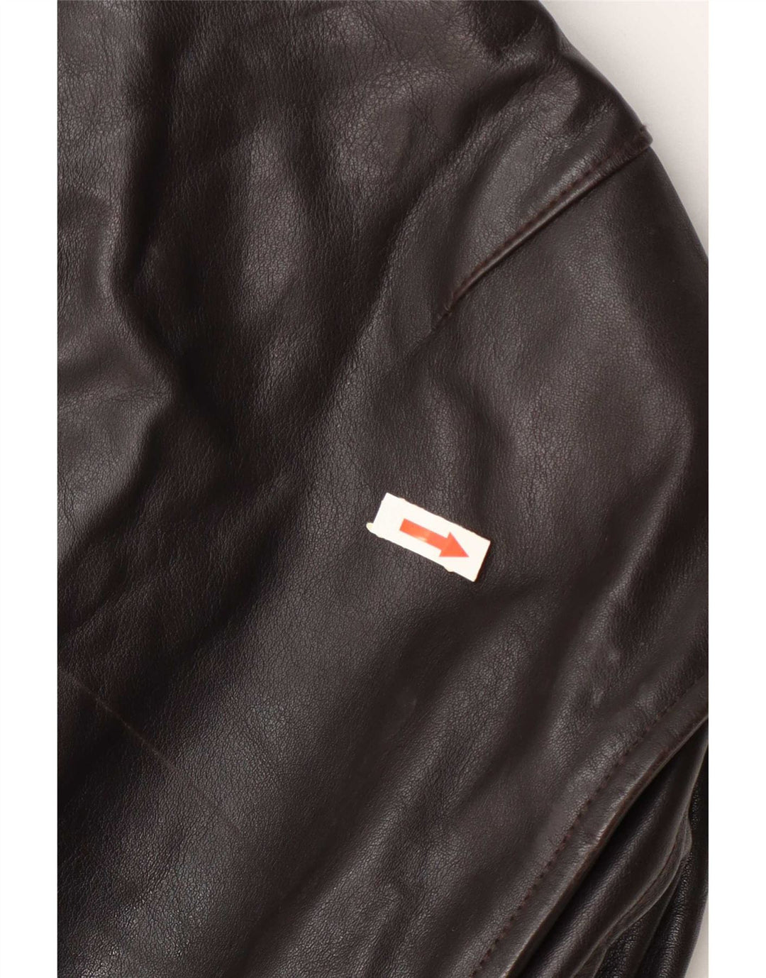 Giacca in pelle vintage da uomo IT 52 XL Marrone