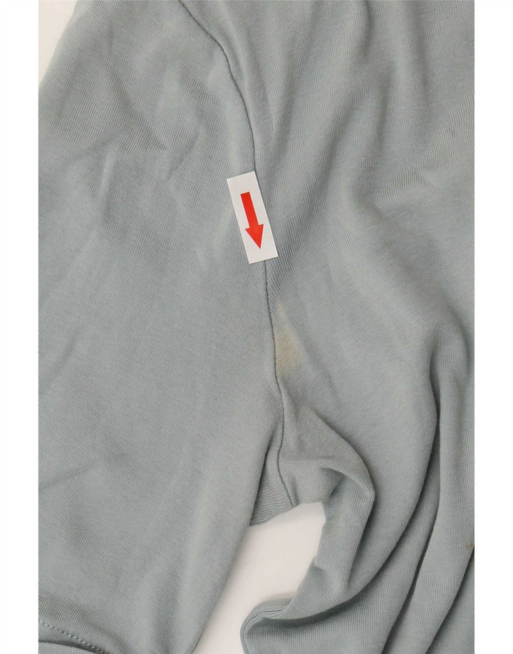Top da donna Ralph Lauren manica 3/4 UK 12 Grigio medio