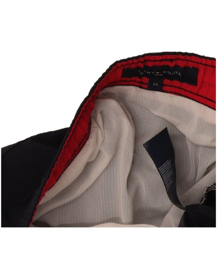 Pantaloncini da bagno da uomo Tommy Hilfiger medi in nylon blu navy