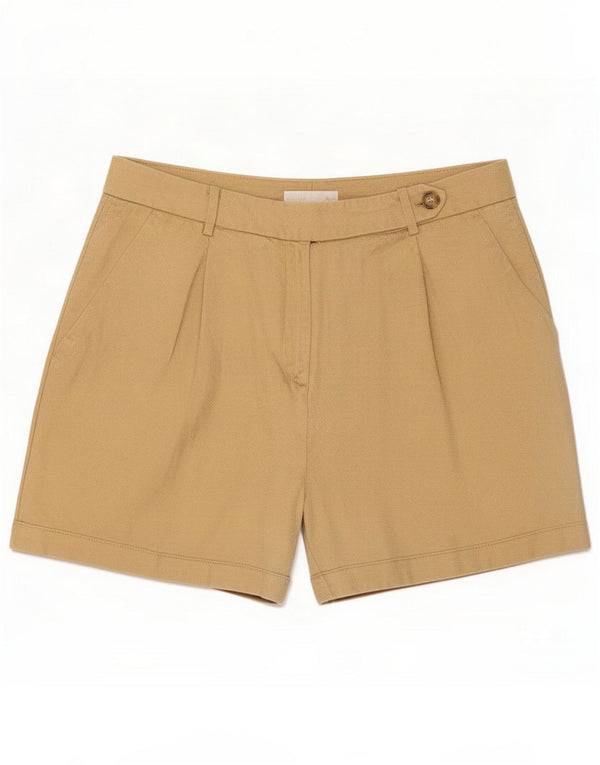 Pantaloncini chino da donna Marks & Spencer UK 16 Large W36 Lyocell beige
