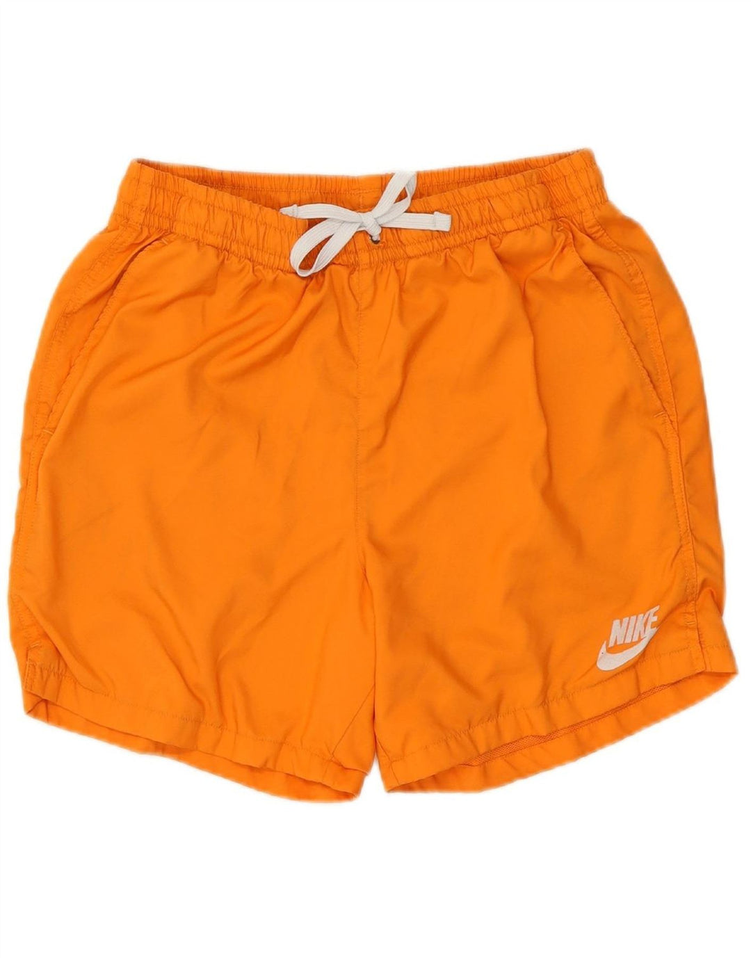 NIKE Mens Swimming Shorts Medium Orange Polyester