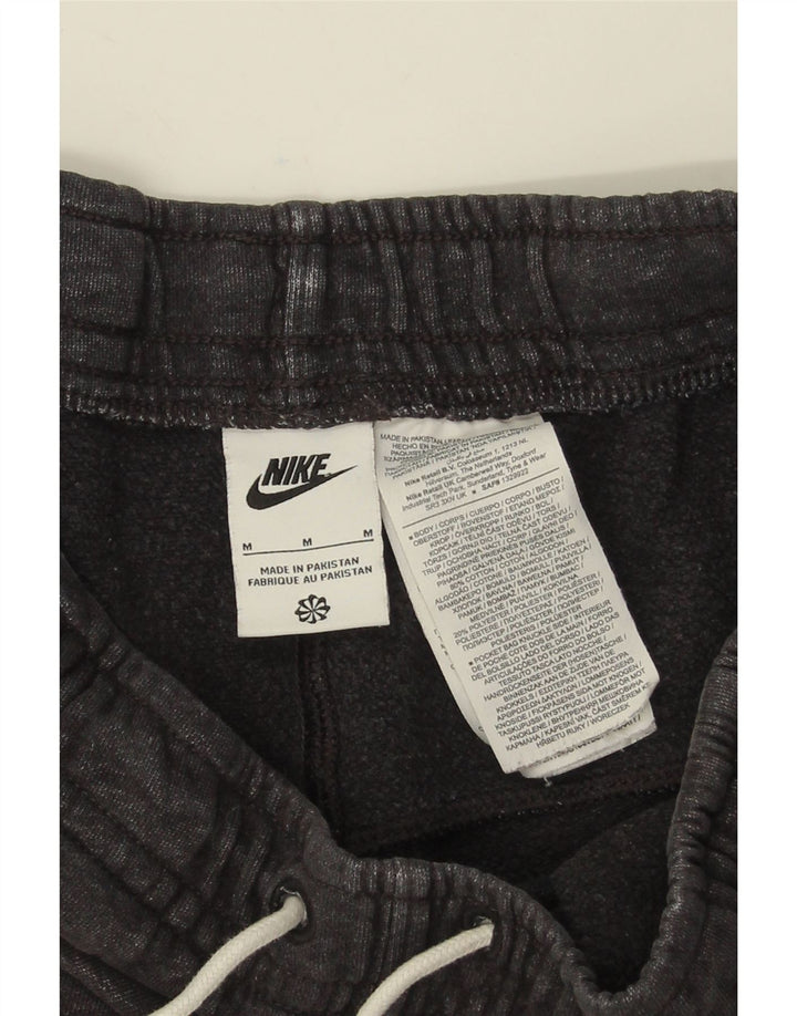 Pantaloncini sportivi Nike da uomo in cotone screziato grigio medio