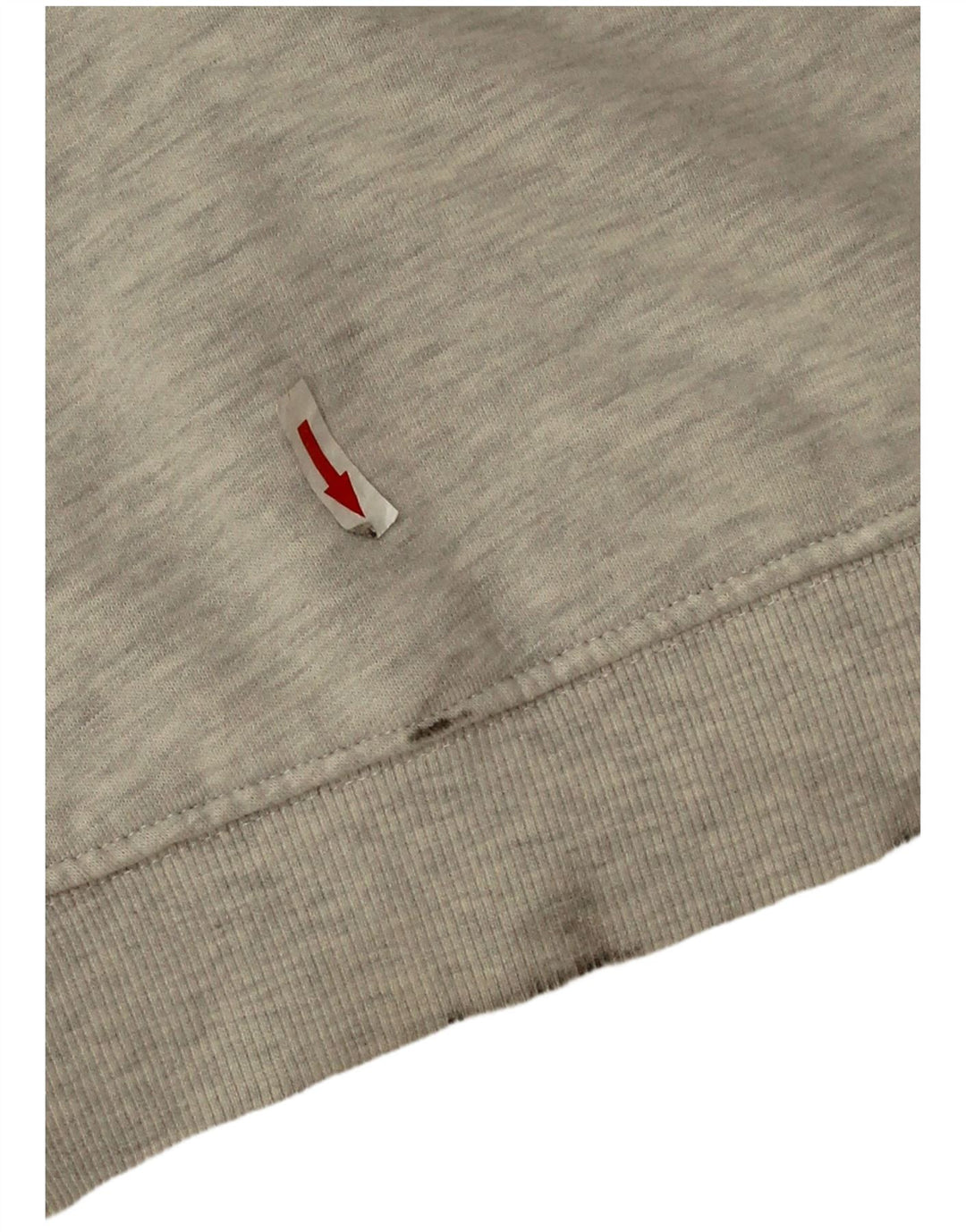 Felpa oversize con grafica da donna Tommy Hilfiger Maglione UK 14 Grigio medio