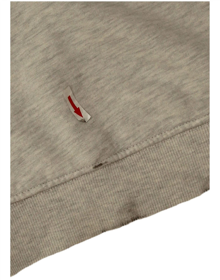 Felpa oversize con grafica da donna Tommy Hilfiger Maglione UK 14 Grigio medio