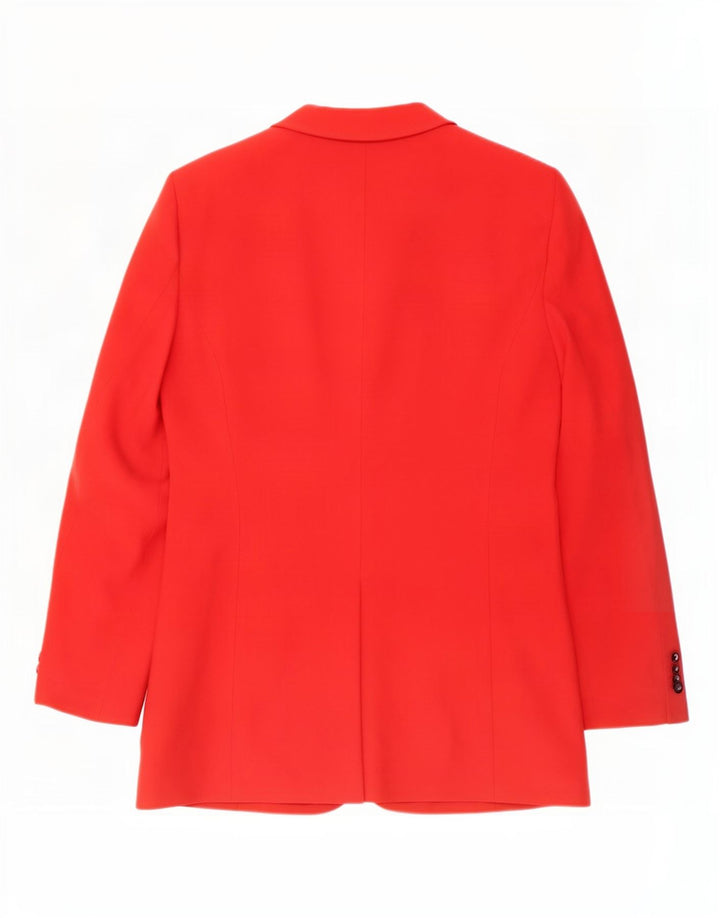 Giacca Blazer 3 Bottoni Donna Marina Babini IT 46 Large Rosso Cupro