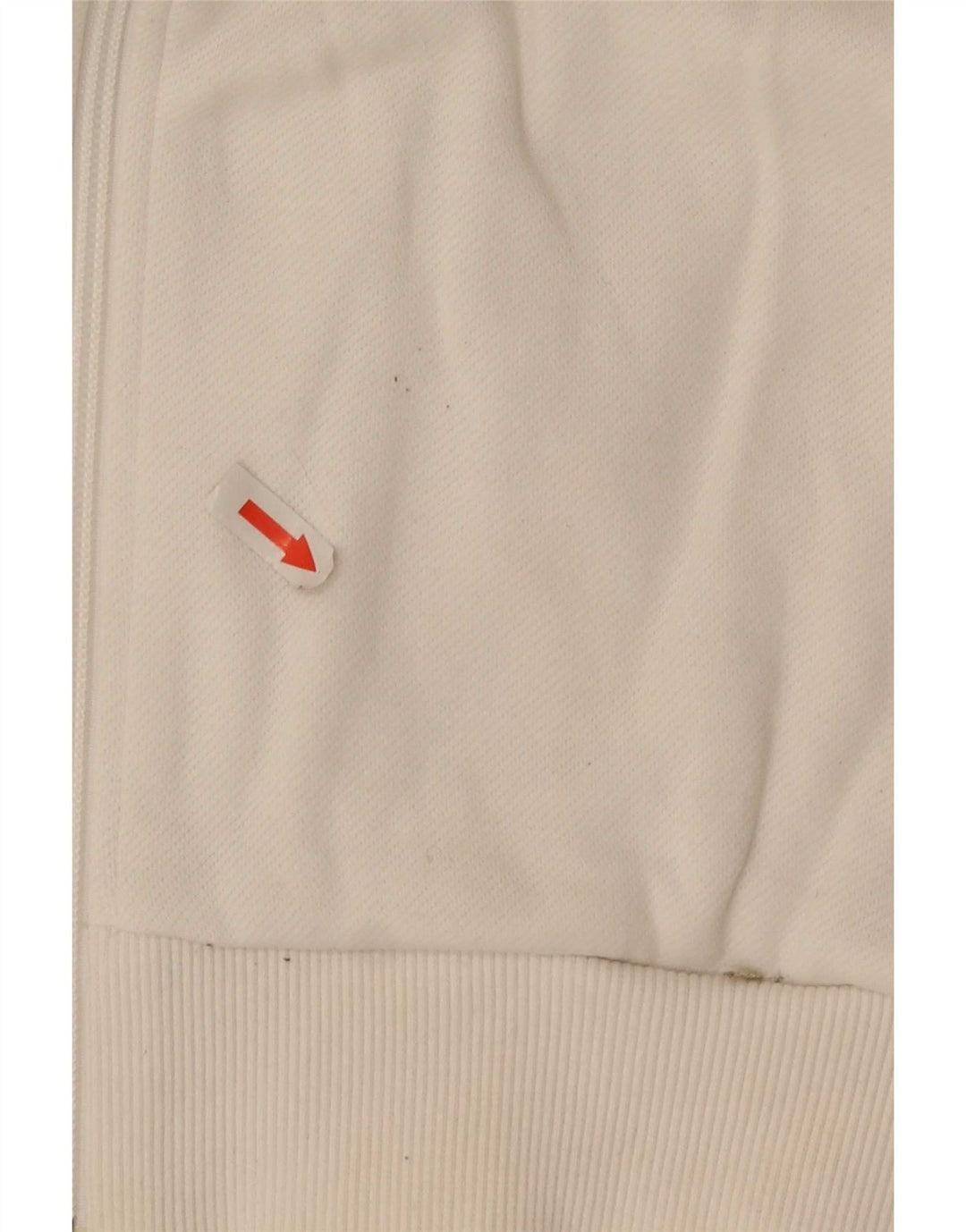Giacca da tuta da uomo Puma Large in cotone color block bianco