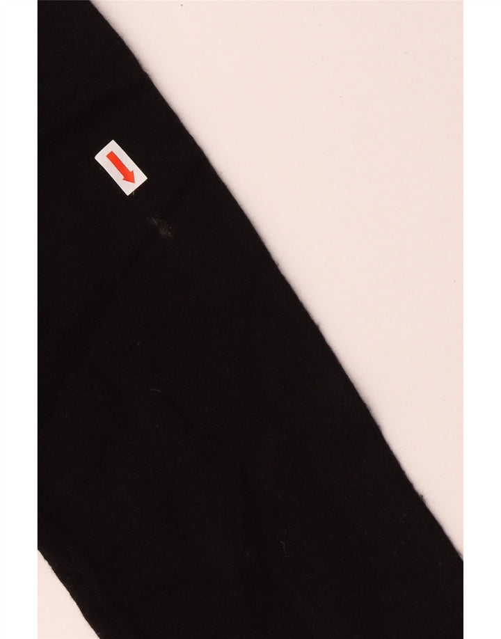 Maglione maglione da donna con collo alto French Connection UK 10 piccolo acrilico nero