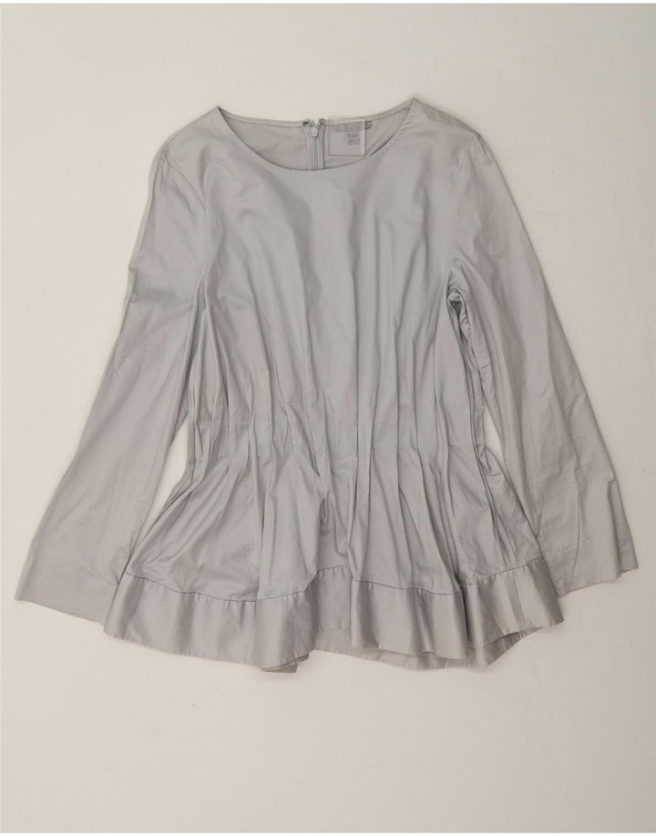 Camicetta a maniche lunghe da donna Cos Top EU 38 Cotone grigio medio