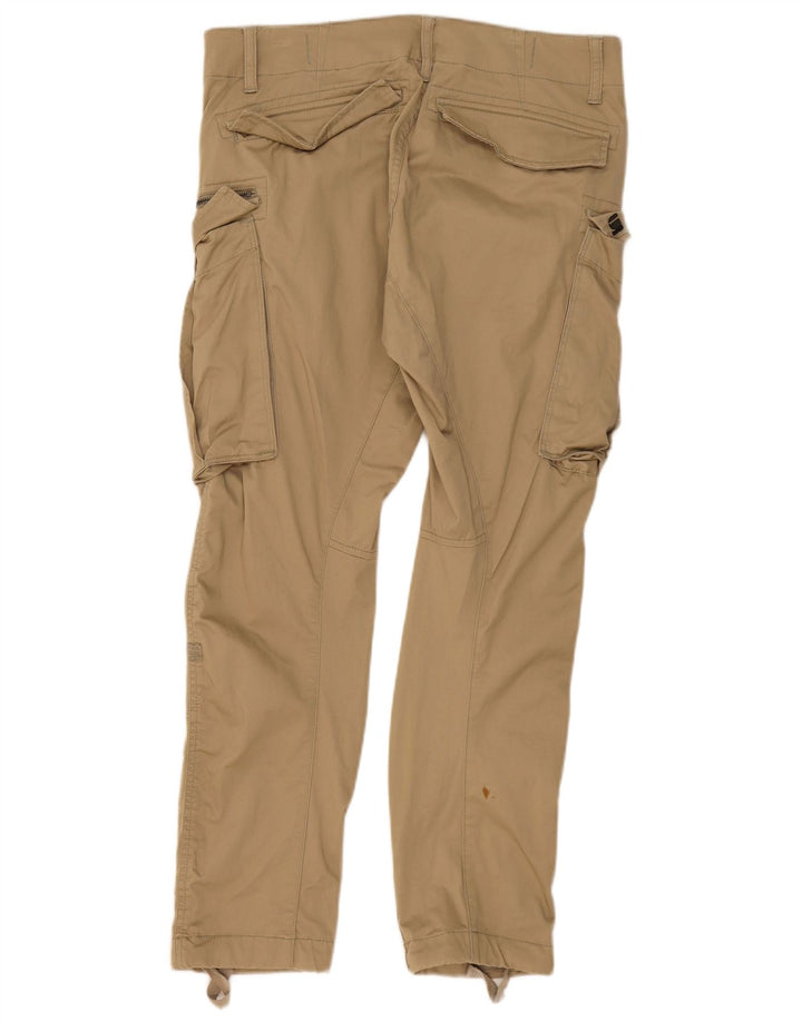 Pantaloni cargo slim da uomo G-Star W33 L30 in cotone beige