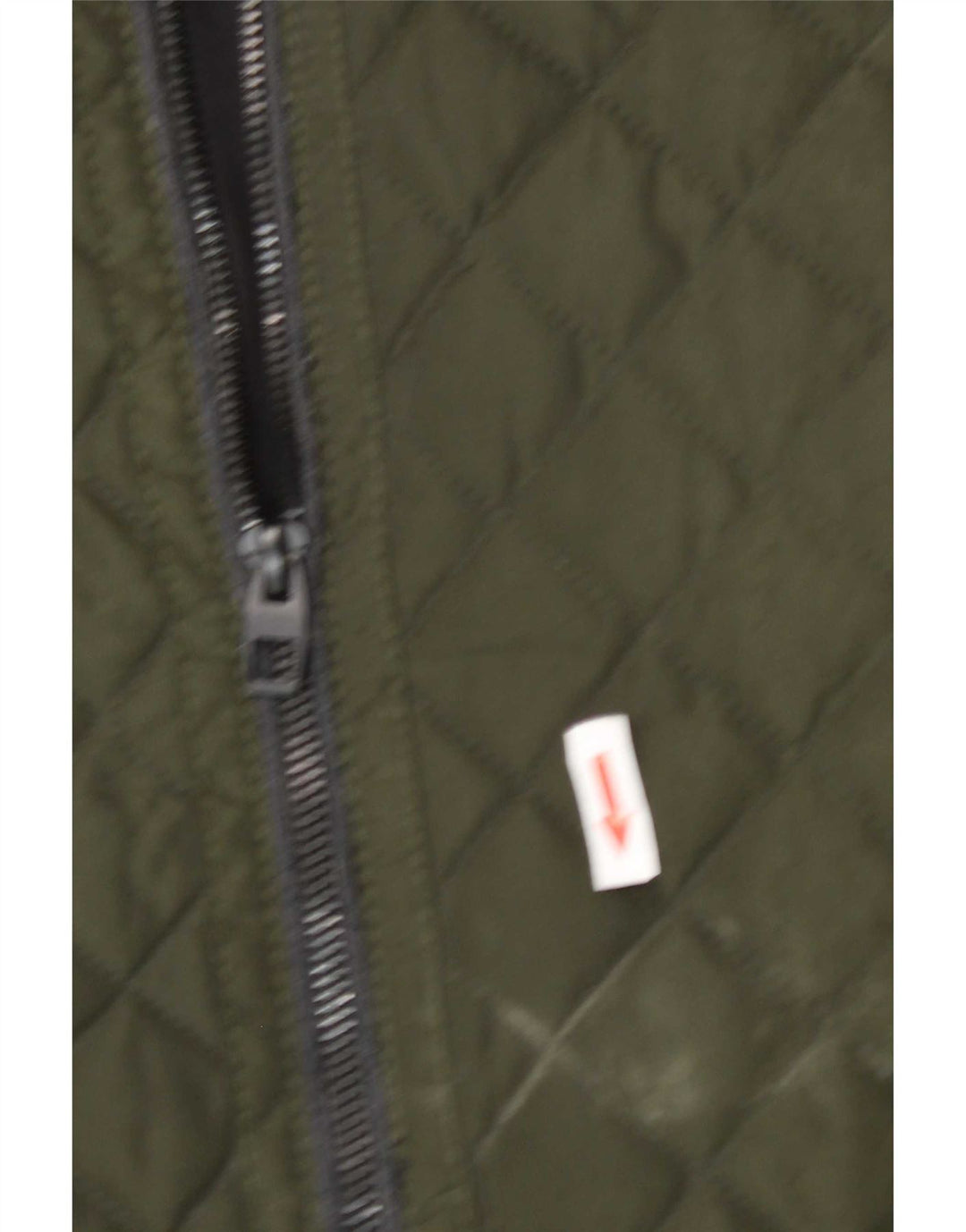 Giacca trapuntata da uomo Zara UK 42 XL poliestere verde