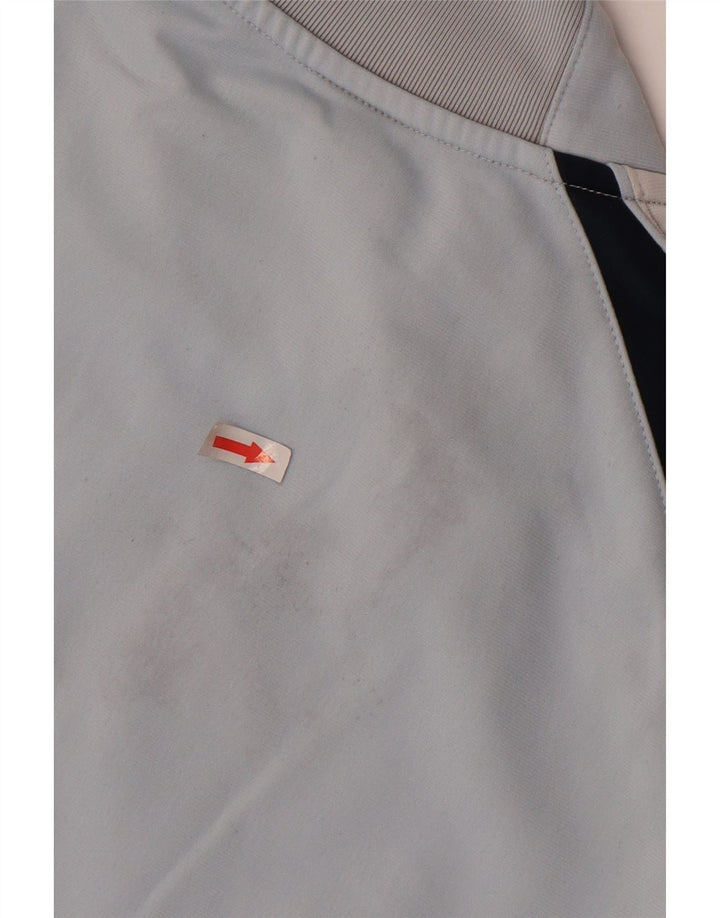 Giacca da tuta da uomo Nike UK 35/37 Small Blu Colourblock Poliestere