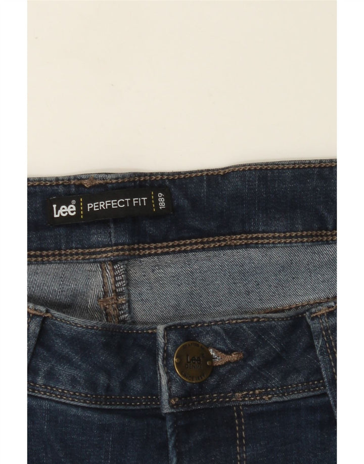 Jeans dritti da donna vestibilità perfetta LEE W34 L30 Blu Navy
