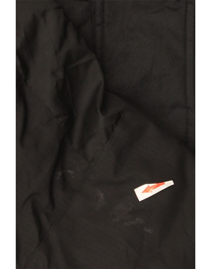 Giacca imbottita ampia con cappuccio ZARA da uomo UK 36 piccola poliestere nero