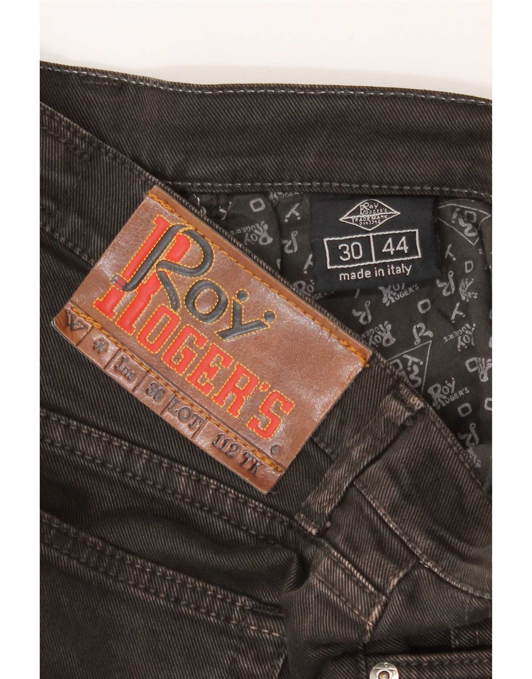 Jeans slim da uomo Roy Rogers W30 L29 Marrone