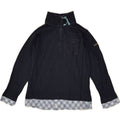 NAPAPIJRI Boys Zip Neck Sweatshirt Jumper 5-6 Years Navy Blue | Vintage Napapijri | Thrift | Second-Hand Napapijri | Used Clothing | Messina Hembry 