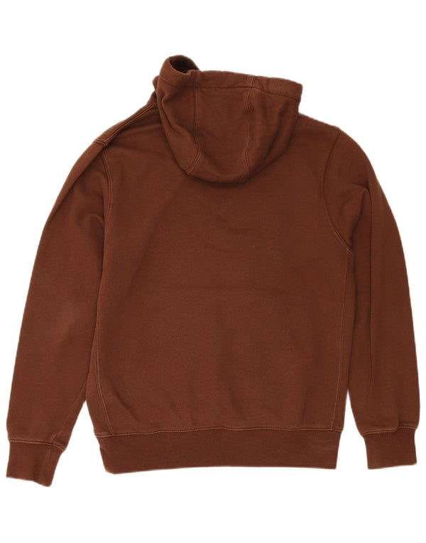 Felpa con cappuccio da uomo Nike Small in cotone marrone