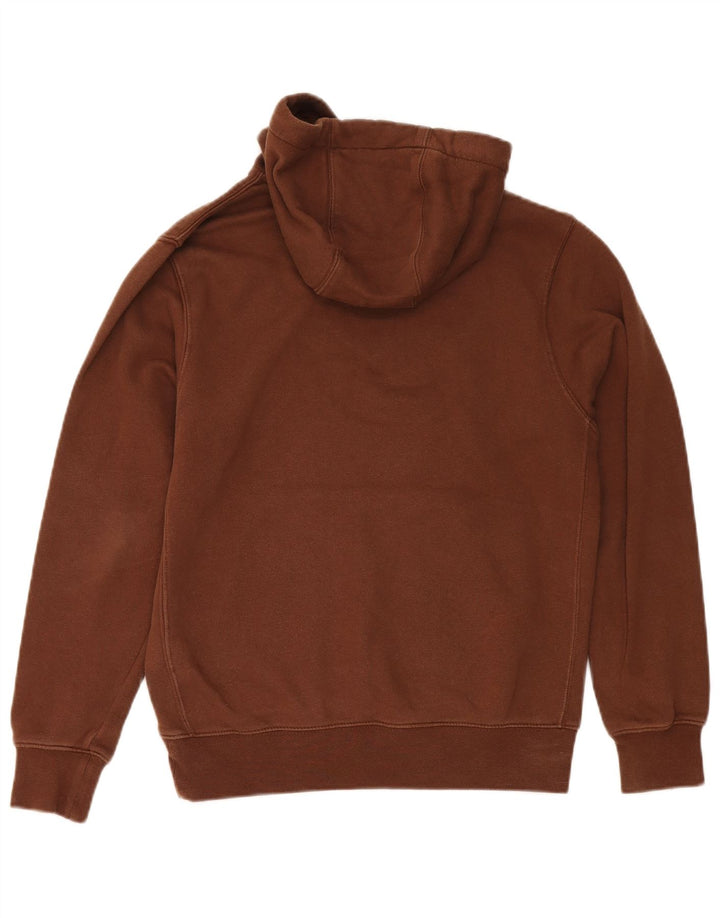 Felpa con cappuccio da uomo Nike Small in cotone marrone