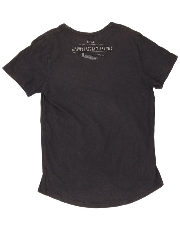Mossimo T-shirt grafica da uomo Los Angeles Top in cotone nero medio