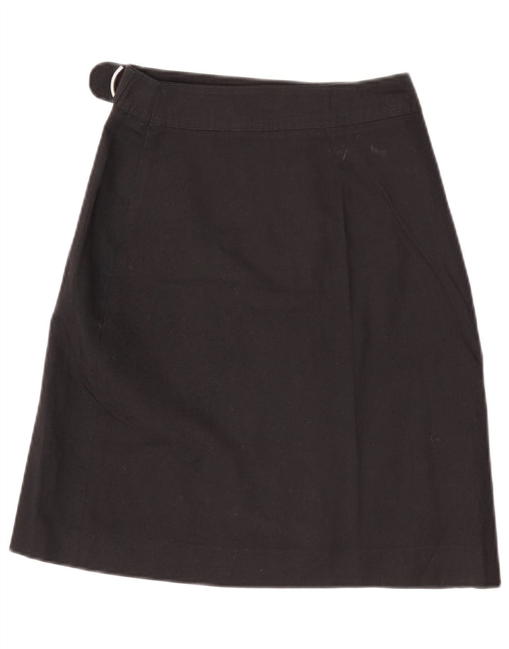 Gonna a portafoglio da donna Trevira W32 grande poliestere nero