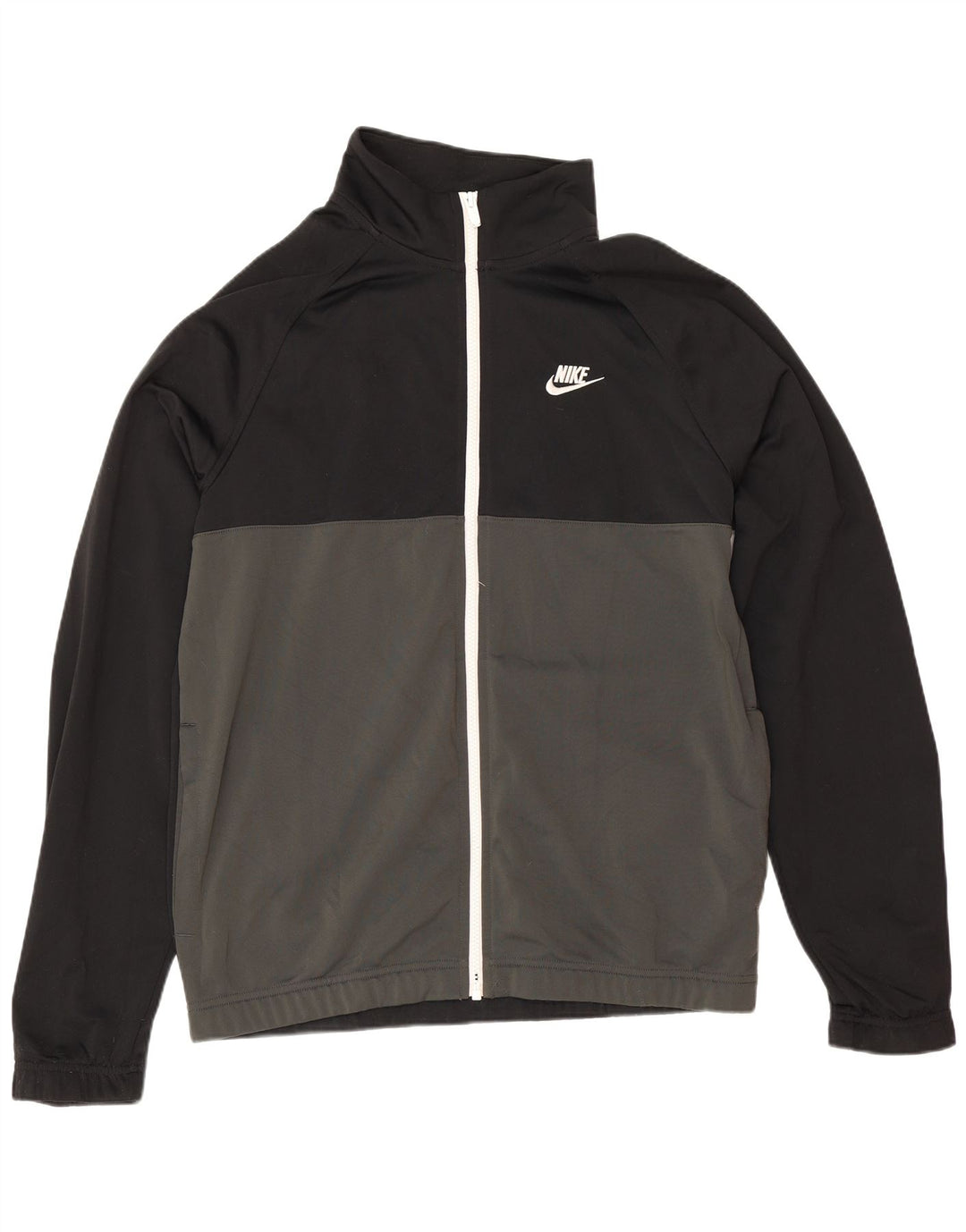 Giacca da allenamento Nike da uomo con vestibilità regolare, colore nero medio, blocco di colore sportivo
