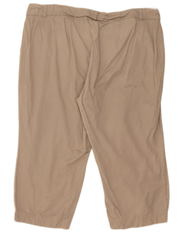 Pantaloni Capri Autograph da donna Marks & Spencer UK 18 XL W42 L22 Grigio
