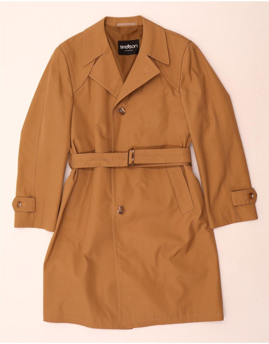 Cappotto da uomo Strellson IT 48 Poliestere marrone medio