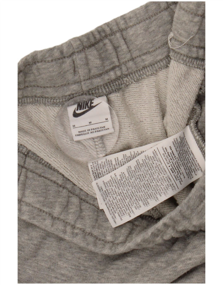 NIKE Pantaloni da tuta da donna Joggers UK 14 Cotone screziato grigio medio