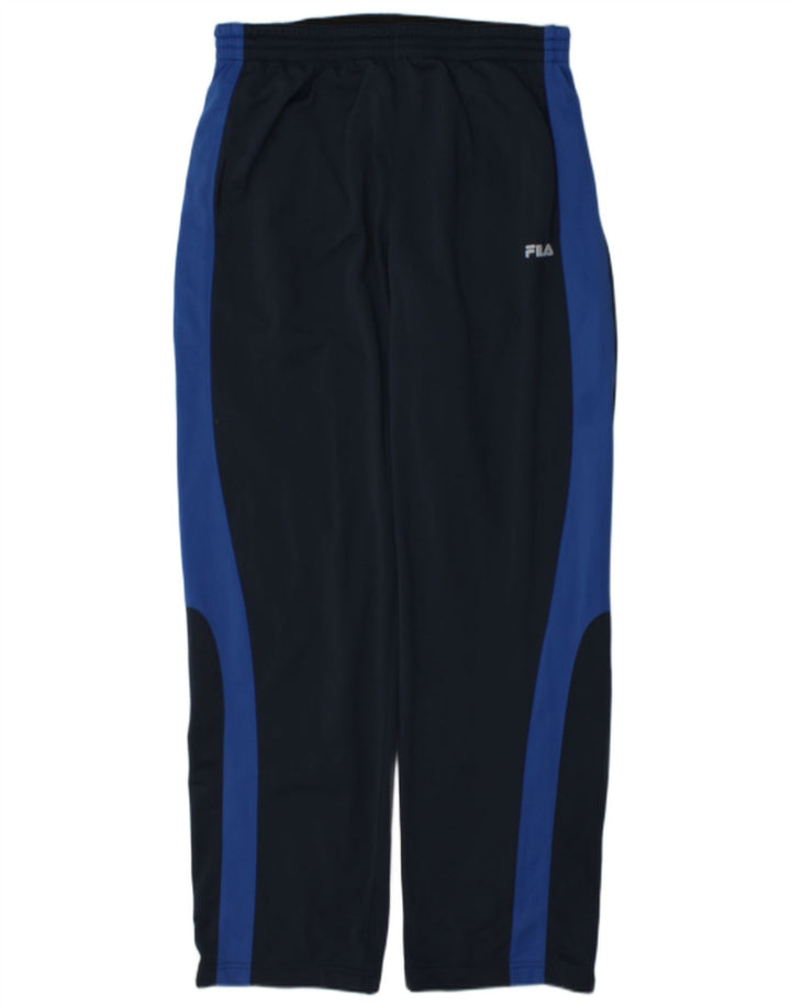 Pantaloni da tuta da uomo Fila IT 52/54 Large Blu Navy Colourblock