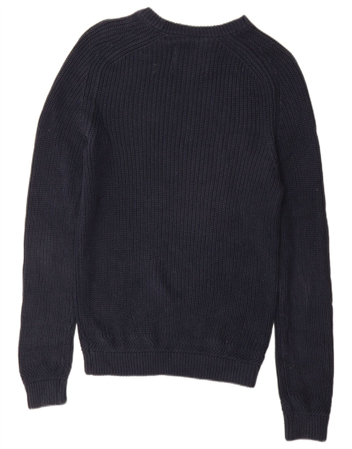 Maglione da uomo con scollo a barca Jack Wills piccolo in cotone blu navy