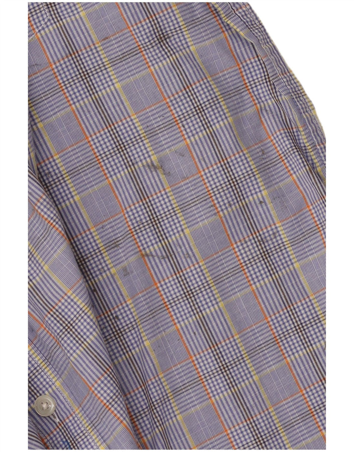 Camicia da uomo Eddie Bauer XL in cotone a quadri blu