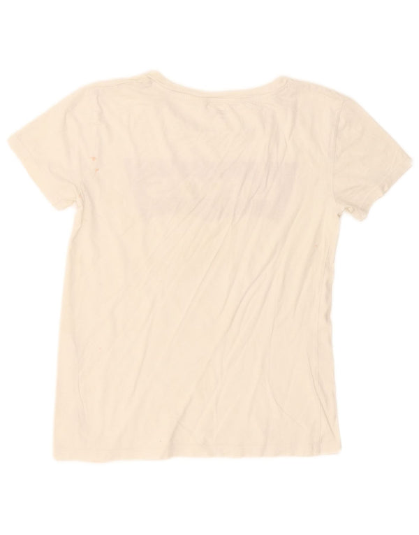 T-shirt grafica da donna Levi's Top UK 6 XS bianca