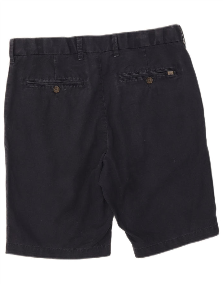 Pantaloncini chino da uomo Marks & Spencer W32 cotone blu navy medio