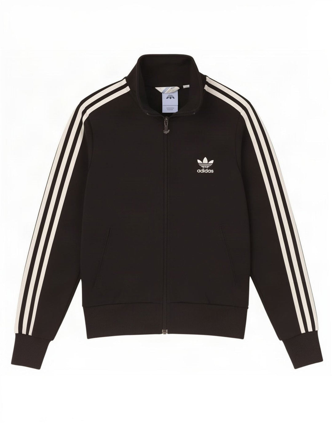 Giacca da ginnastica grafica da donna Adidas IT 40 piccola nera