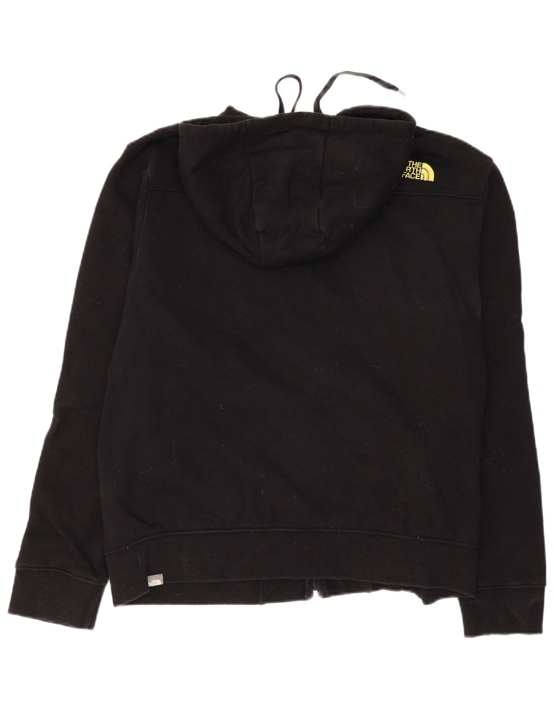 THE NORTH FACE Felpa con cappuccio e zip da uomo XL in cotone nero