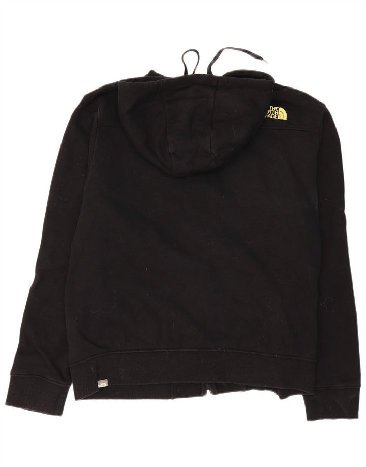 THE NORTH FACE Felpa con cappuccio e zip da uomo XL in cotone nero