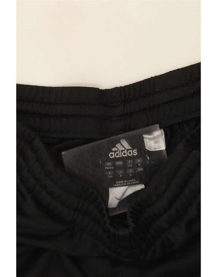 Pantaloni da tuta da uomo Adidas UK 38/40 Medium Nero Poliestere