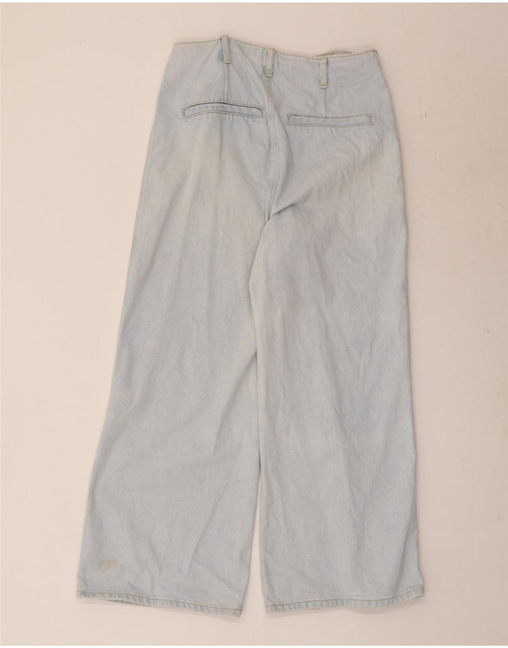 Jeans Zara da donna a gamba larga EU 38 Small W28 L26 Blu