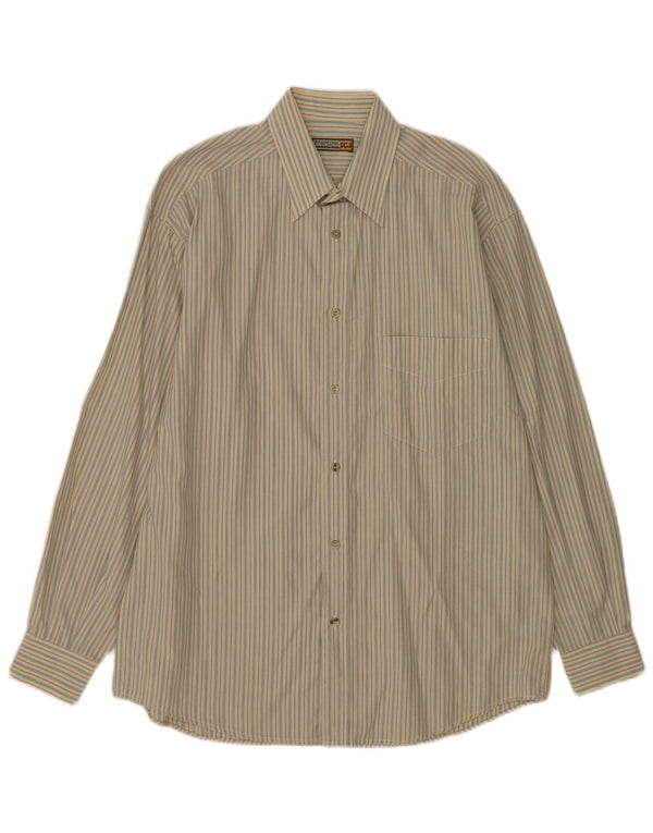 Camicia da uomo Stefanel piccola a righe beige