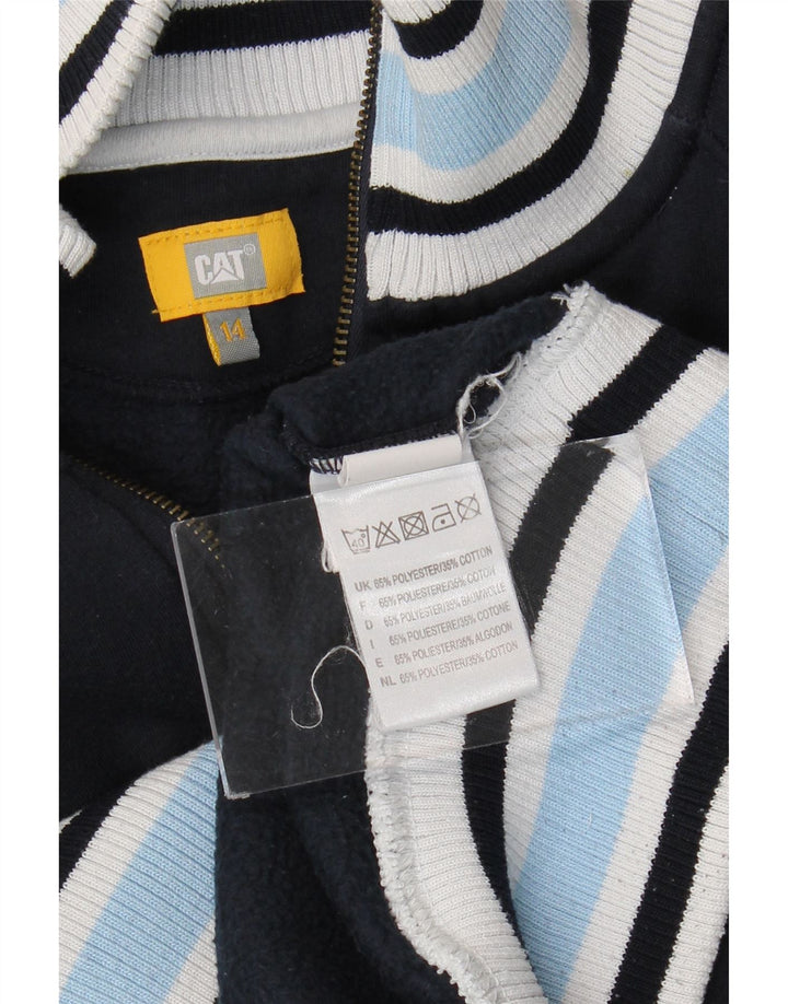 Giacca da tuta grafica da ragazzo Caterpillar 13-14 anni blu navy